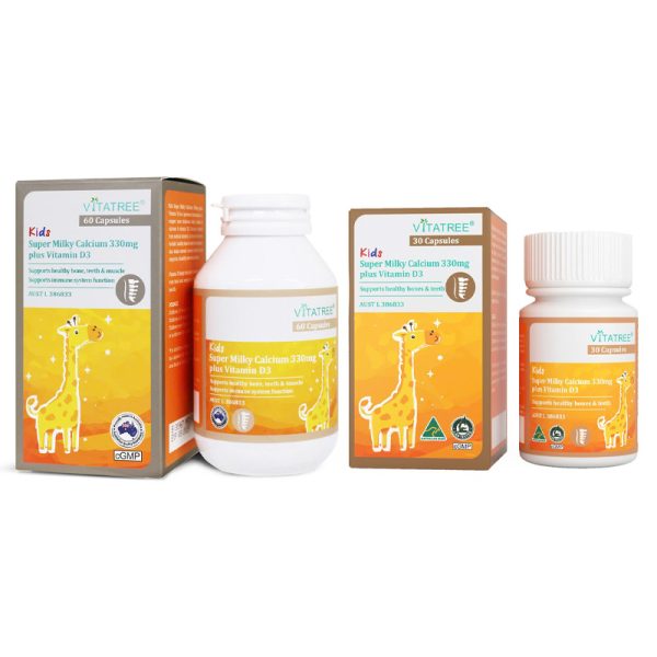 Kids Super Milky Calcium 330mg plus Vitamin D3