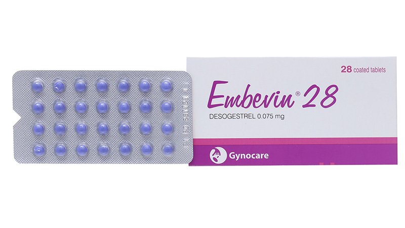 Thuốc Embevin (Desogestrel 0,075mg)