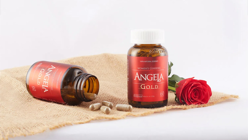 Viên sâm Angela Gold Ecogreen hỗ trợ làm đẹp da, tăng cường sinh lý nữ (30 viên) (60 viên)