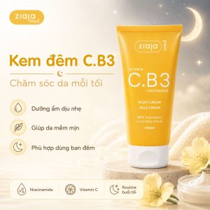 Kem đêm trắng sáng da C.B3 Niacinamide