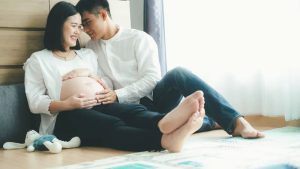 Quan hệ khi đang mang bầu 5 tháng.