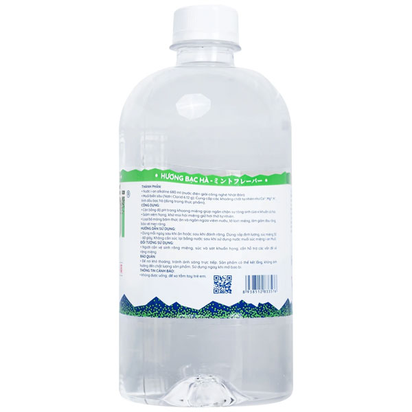 nuoc suc mieng ion muoi fujiwa 680ml 1 1 Nước súc miệng Ion Muối Fujiwa 680ml – Hỗ trợ vệ sinh răng miệng, giảm mùi hôi