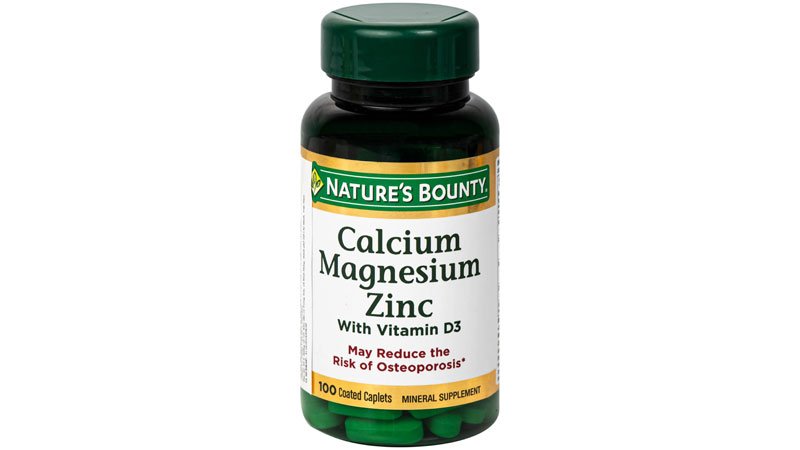 Viên uống bổ sung Canxi, Magie, Kẽm Nature's Bounty