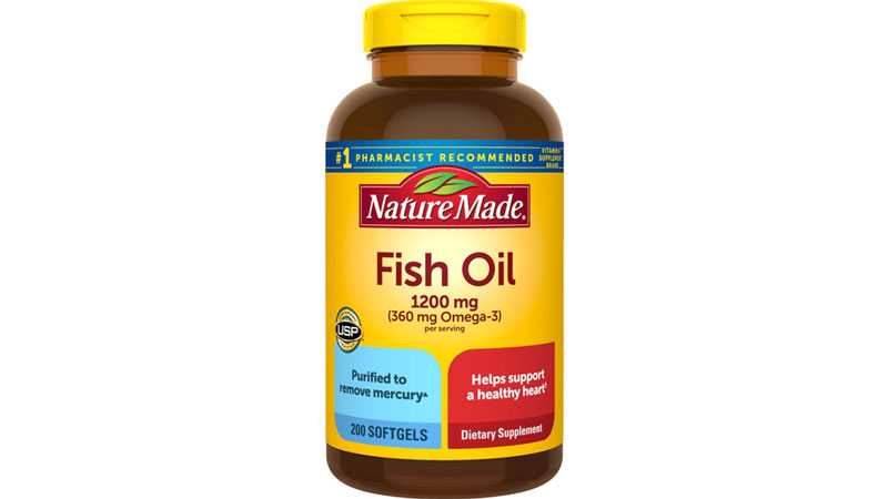 thuc pham chuc nang cho phu nu 2 Nature Made Fish Oil 1200mg – Bổ sung Omega-3