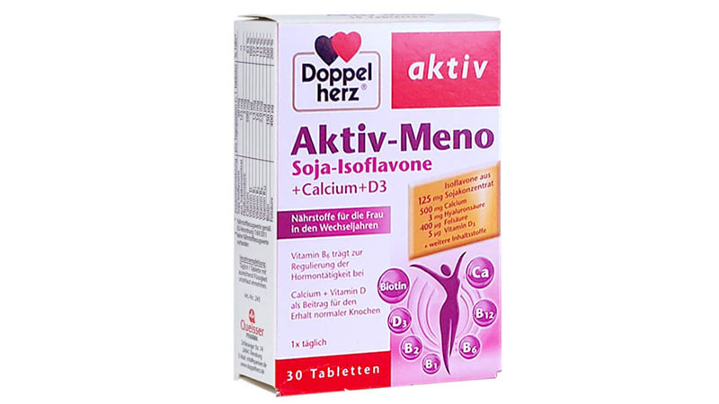 thuc pham chuc nang cho phu nu 9 Doppelherz aktiv Active-Meno – Hỗ trợ phụ nữ tiền mãn kinh, mãn kinh