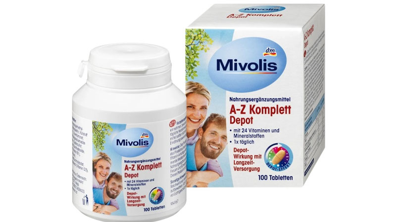 Mivolis A-Z Komplett – Vitamin và khoáng chất tổng hợp