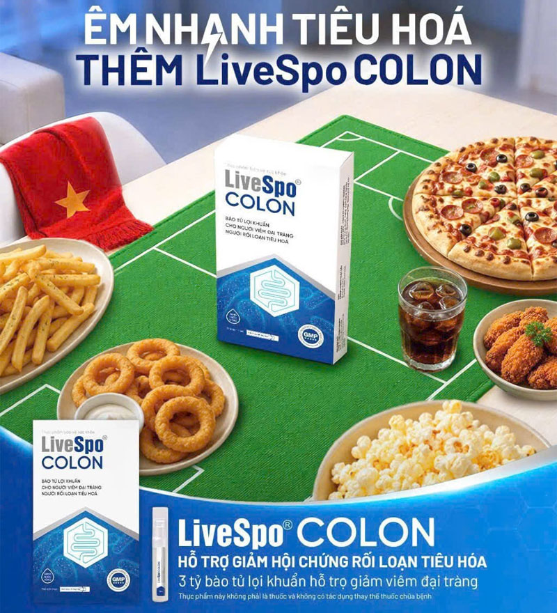 livespo colon 4 LiveSpo COLON giúp bổ sung vi sinh vật có lợi cho đường ruột