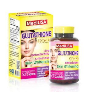 MediUSA Glutathione Gold – Viên uống bổ sung Glutathione và Vitamin C