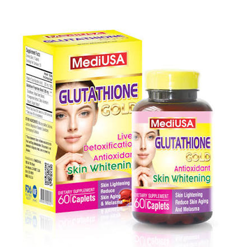mediusa glutathione gold MediUSA Glutathione Gold – Viên uống bổ sung Glutathione và Vitamin C
