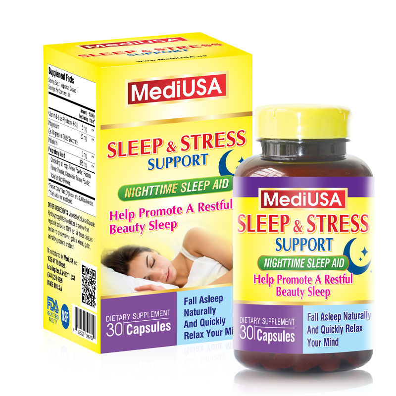 MediUSA Sleep and Stress Support – Hỗ trợ an thần, ngủ ngon