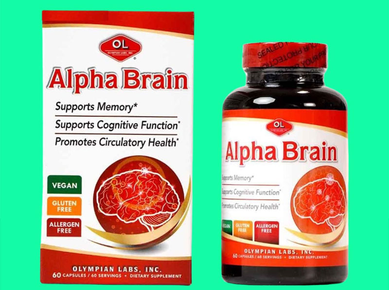 thuc pham chuc nang cua my 6 Alpha Brain Olympian Labs