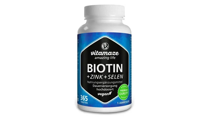 thuc pham chuc nang dung cho toc 10 Vitamaze Biotin Zink Selen