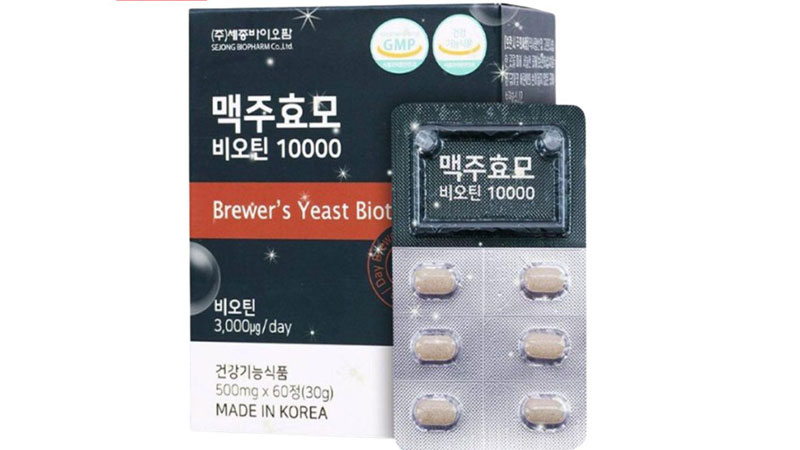 thuc pham chuc nang dung cho toc 11 Biotin Brewer’s Yeast