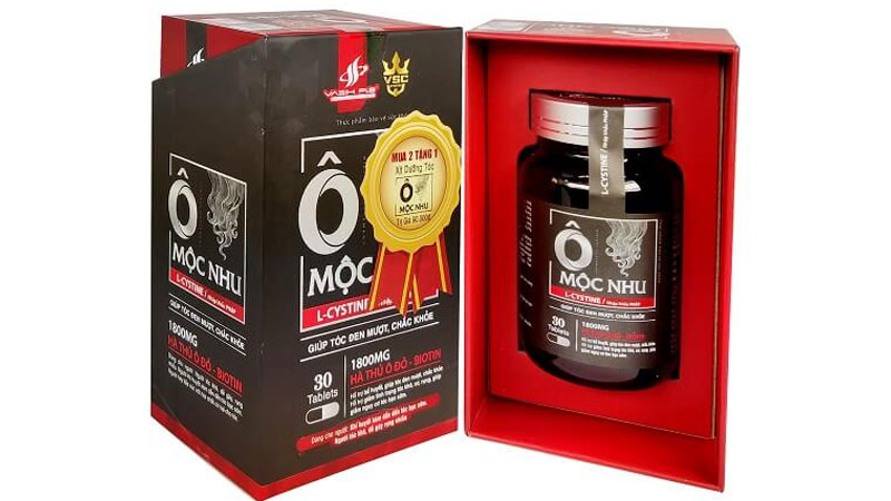 thuc pham chuc nang dung cho toc Viên uống Ô Mộc Nhu