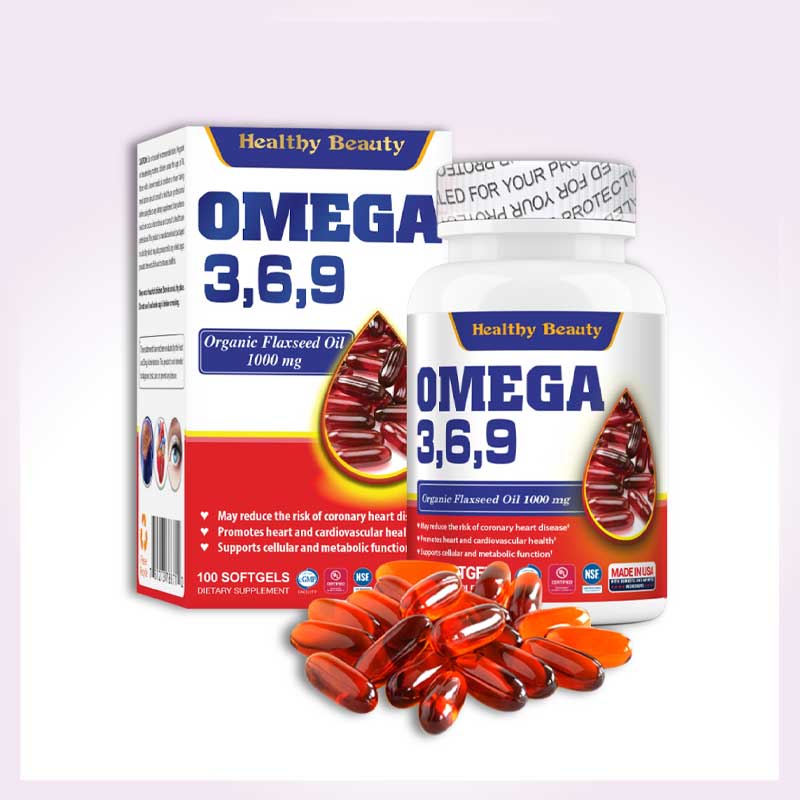 Healthy Beauty Omega 3-6-9 – Bổ sung axit béo không no từ dầu hạt lanh